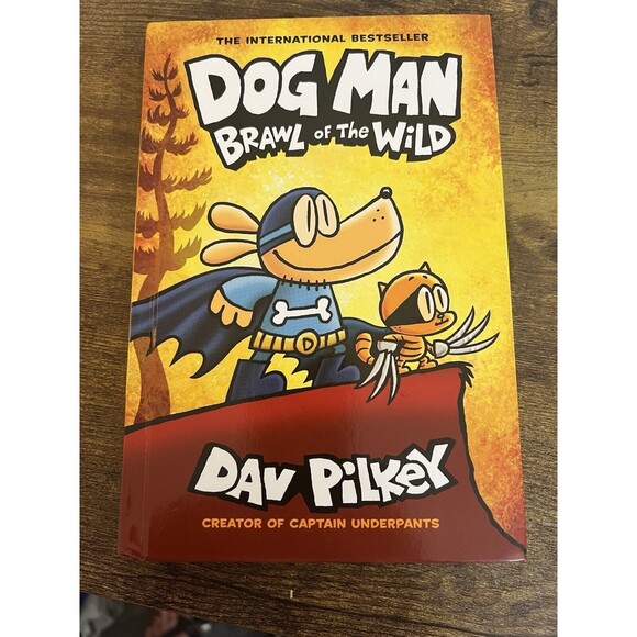 Very Good CDT Dog Man : Brawl of the Wild Hardcover Dav Pilkey - Picture 6 of 6